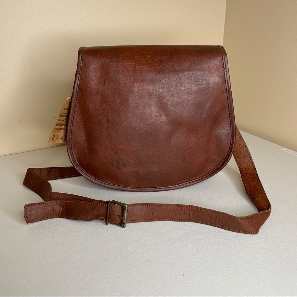 New Montana Hudson Caroline Saddlebag Leather Purse - Picture 6 of 16